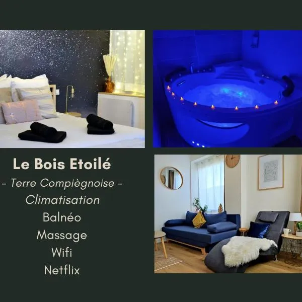 NOUVEAU*Le Bois étoilé*Balnéo*Massage*Détente*Wifi*Netflix*Self-checkin, hotel in Venette
