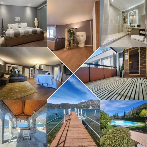 Lake Apartment 3、ビッソーネのホテル