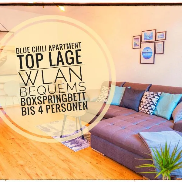 Blue Chili 01 - TOP City Lage am HBhf Boxspringbett bis 4 Pers, hotel in Magdeburg