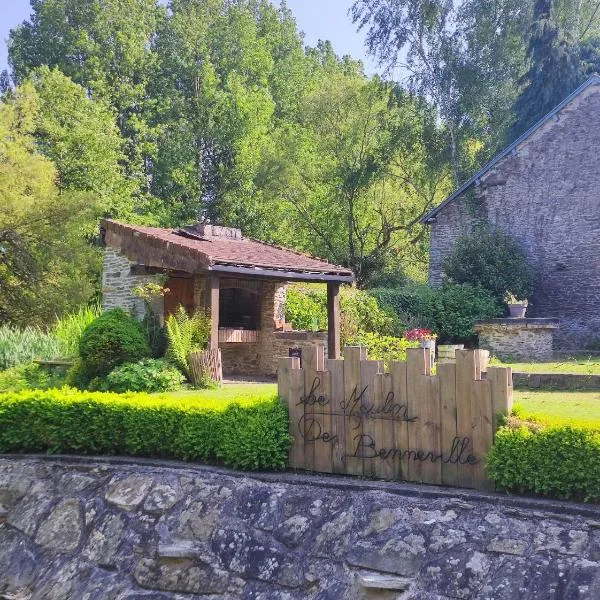 Le Moulin de Benneville chambres d'hôtes, petit déjeuner compris, hotel en Aunay-sur-Odon
