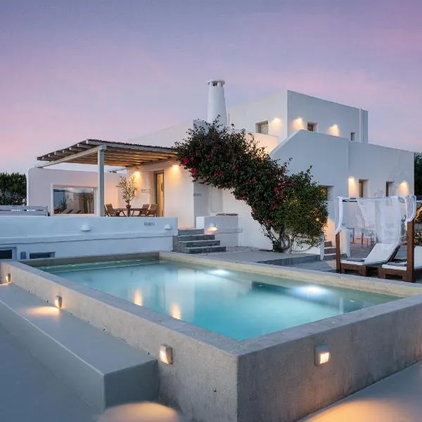 Paros House Villa, hotel em Pounda