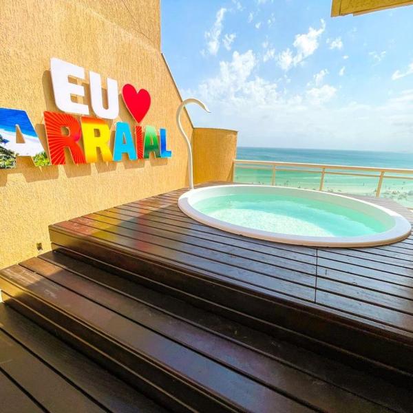 Cobertura com Piscina Praia Grande Vista Mar