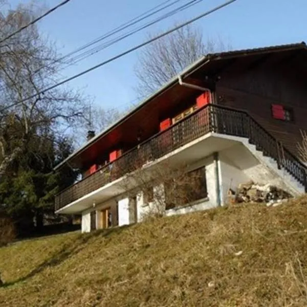 Bernex(74) Appartement 4 personnes dans chalet vue imprenable, hôtel à Bernex