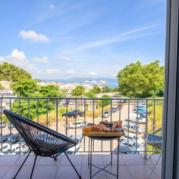Fortezza Nuova Seaview by the Corfu town, hotel in Agios Rokkos