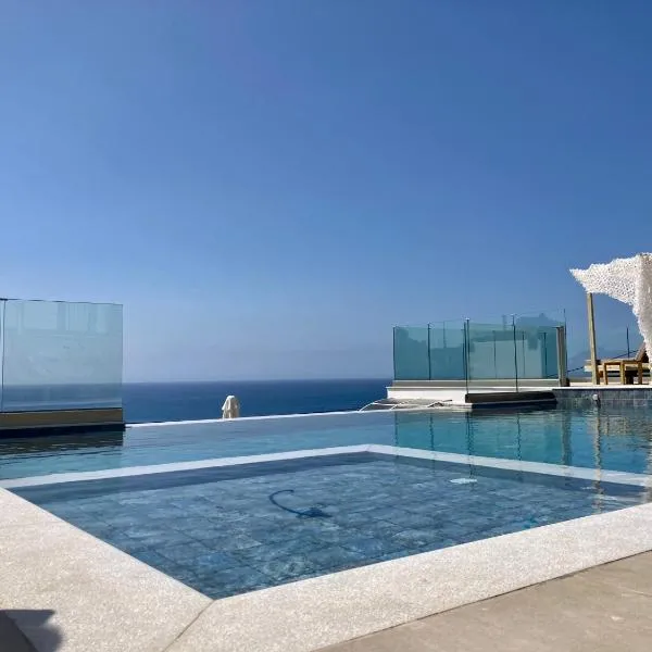 Zax sea view villas 4-Villa heated Pool Complex, khách sạn ở Koutsounári