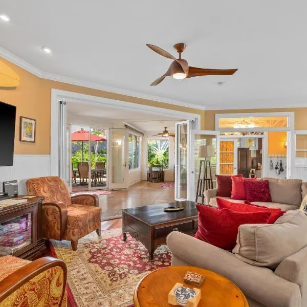 1730 Kaleka 4 Bed Poipu House, Guest House walk to Beach, hotel v destinaci Koloa