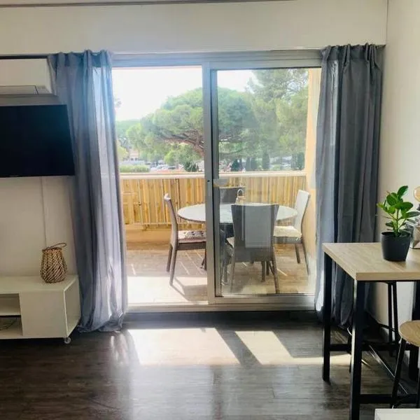 Studio Port Hyères Confort Terrasse/Parking privé, hôtel à Hyères