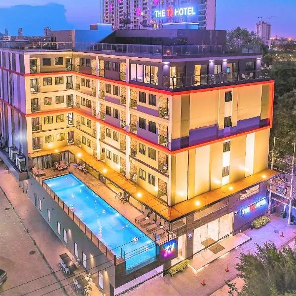 THE TJ HOTEL Pattaya、ジョムティエンビーチのホテル