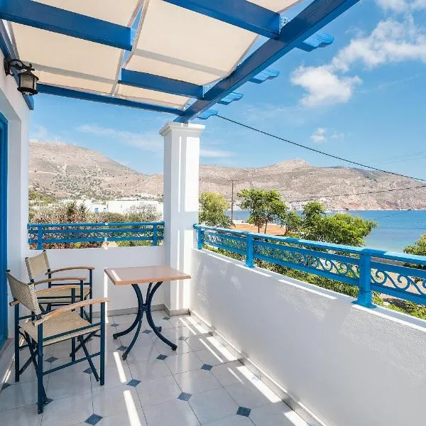 Tílos에 위치한 호텔 Livadia Beach Tilos Apartment