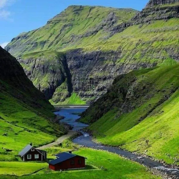 Cottage in Saksun, hotel in Tjørnuvík