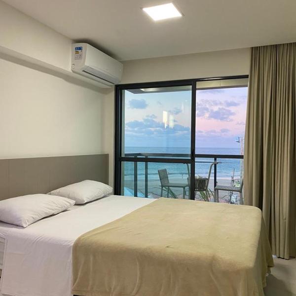 Flat beira mar com varanda em Porto de Galinhas - Foto 2