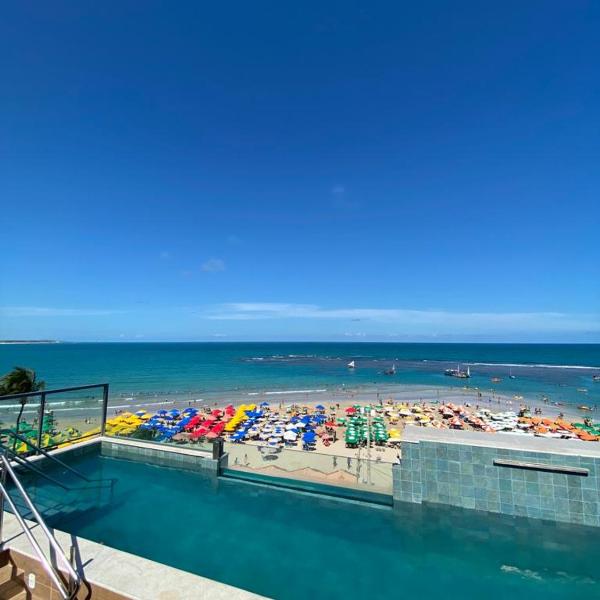 Flat beira mar com varanda em Porto de Galinhas - Foto 4