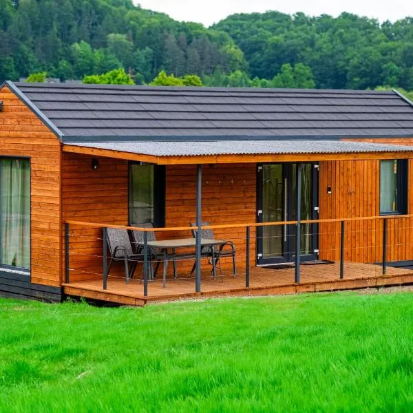 Kwiatkowo - całoroczny kompleks z baliami i letnią plażą, hotel in Radków