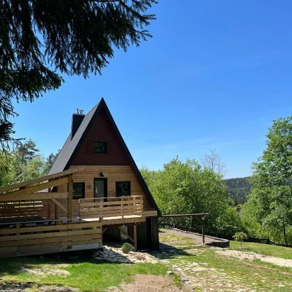 Chalet du Fayard - jacuzzi avec vue et détente en pleine nature, hotel in Lepuix