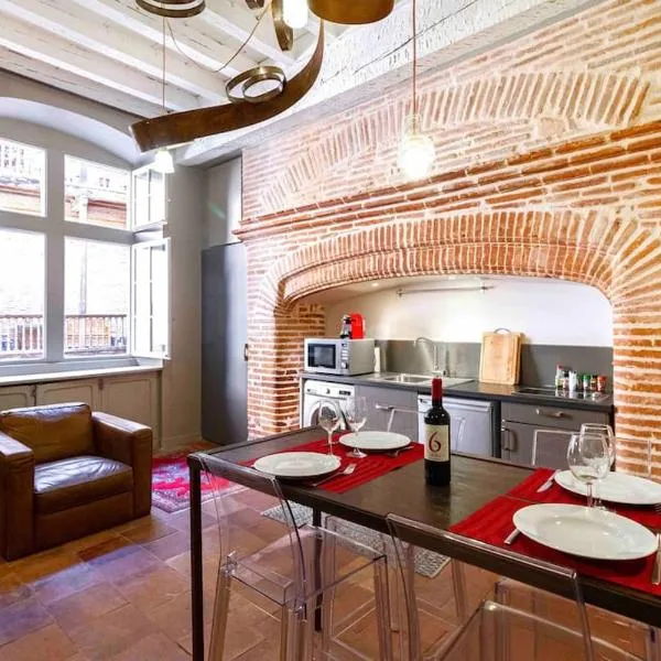 Duplex climatisé dans un monument historique – hotel w Tuluzie