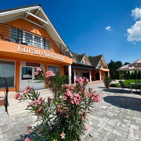 Korall Apartman, hotel in Balatonfůzfő