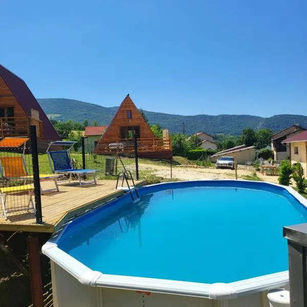Chalet en A de la Motte-Fanjas, hotel v destinaci La Motte-Fanjas