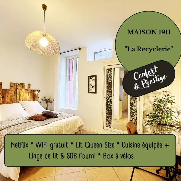 Studio LA RECYCLERIE - Maison 1911 - confort & prestige, hotel a Gien