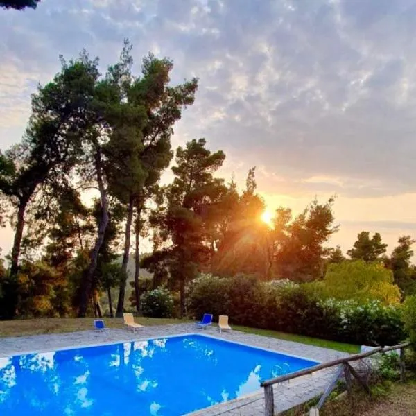 nikol villa elani, hotel em Siviri