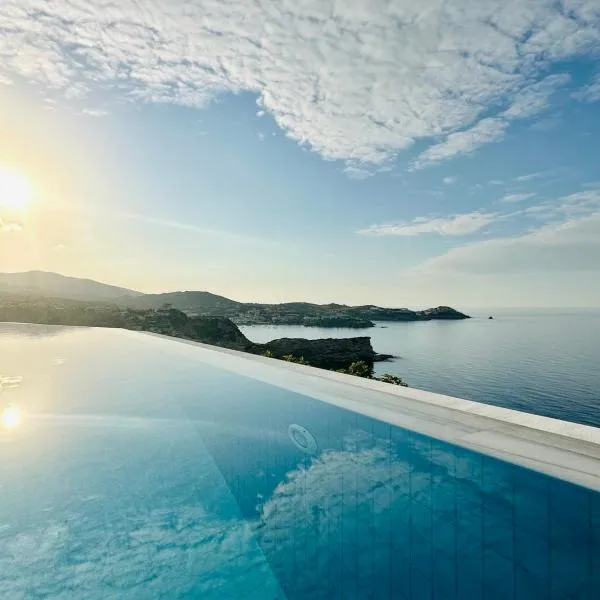 Caldera Blue Villa, Hotel in Ligaria