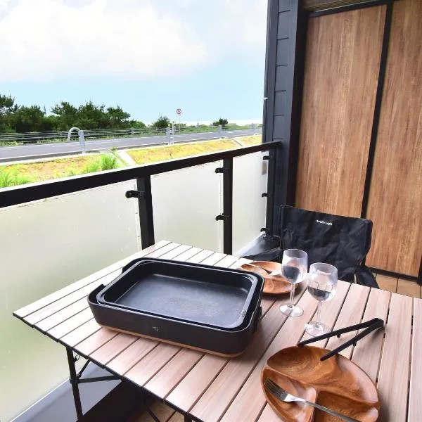 Rakuten STAY MOTEL Kujukurihama Katakai 203 1LDK with BBQ terrace، فندق في Kujukuri