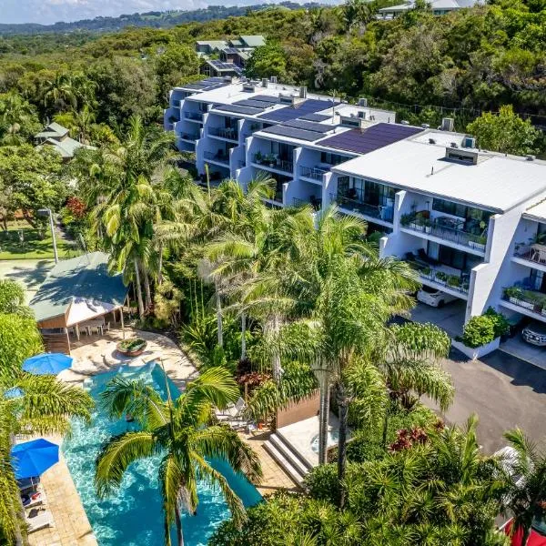 The Oasis Apartments and Treetop Houses, hotel v destinaci Byron Bay