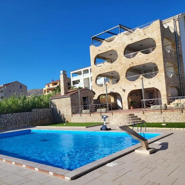 Pool apartment Ena, hotel v destinaci Pag