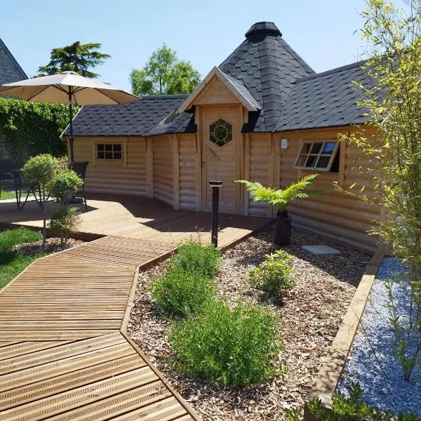 Cottage climatisé avec baignoire SPA 2 personnes, hotel v destinaci Avranches