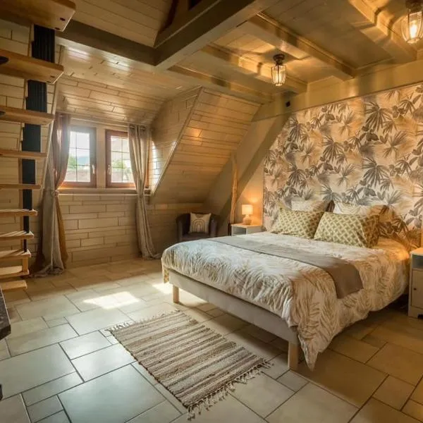 Logement 6 personnes, Vignoble proche de Strasbourg avec Sauna，馬勒奈的飯店