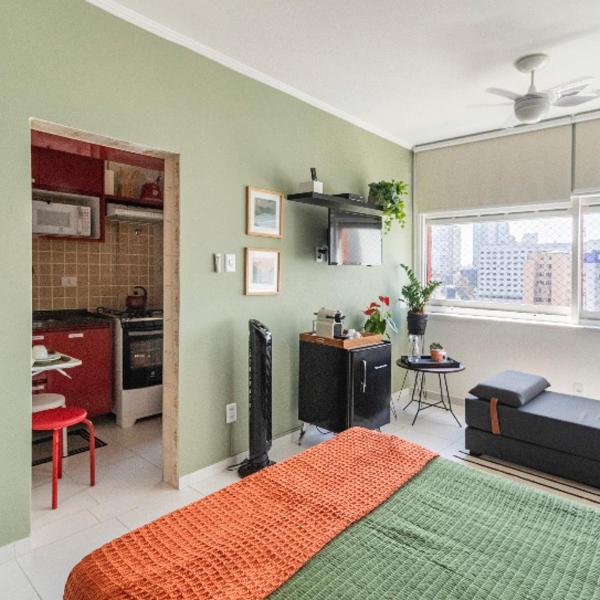 Studio Gonzaga 1 Quadra da Praia - Foto 5