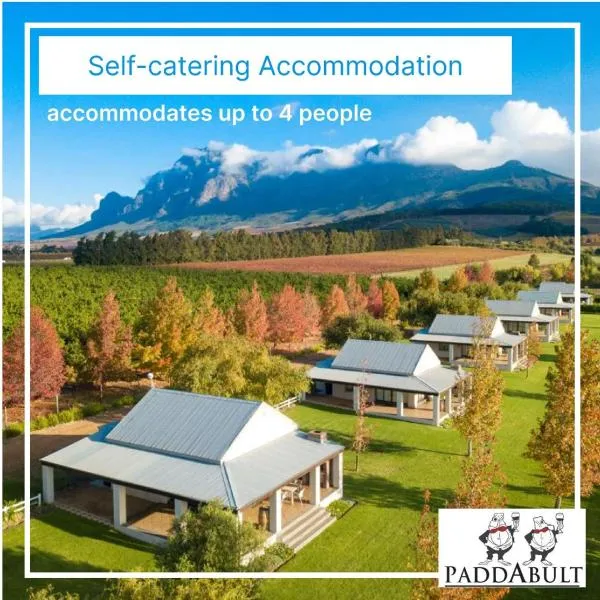 Paddabult Self Catering Cottages, hotel i Paarl