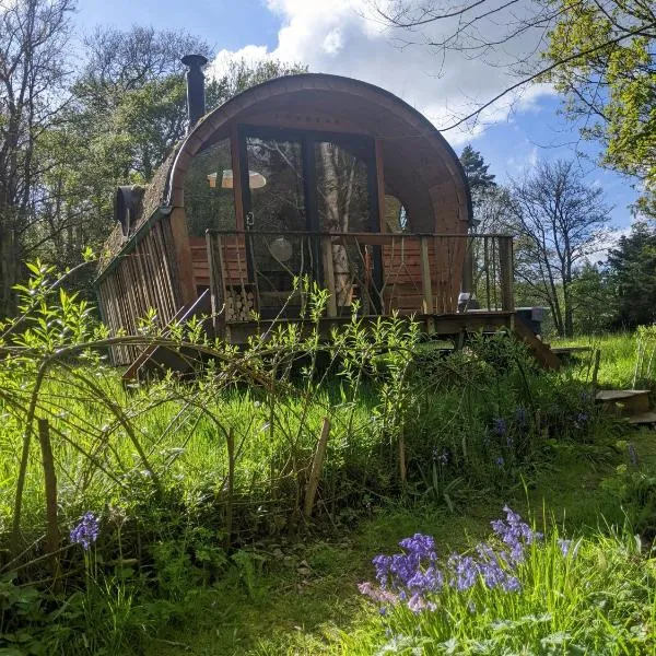 Caban Delor. Off-grid glamping experience. Walking distance into Caernarfon. 20-min drive to Snowdonia or Anglesey., hotel v destinaci Caernarfon