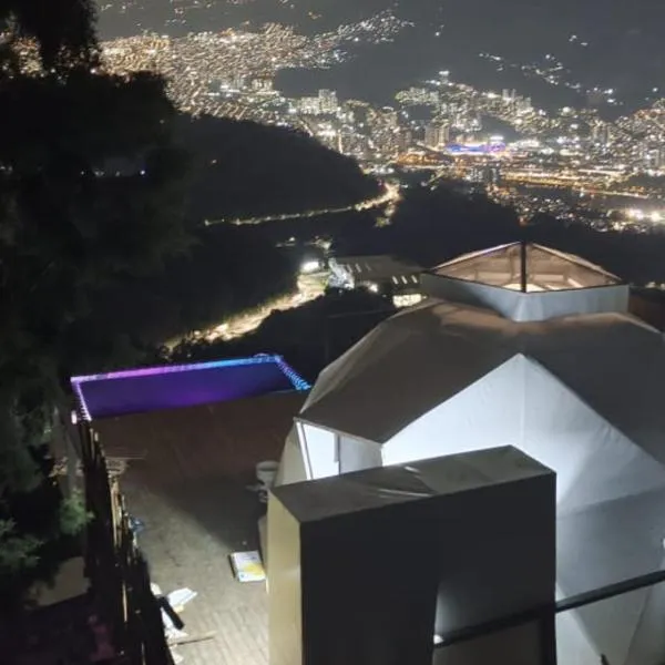 Glamping ecoglam Medellín, hotell i Copacabana