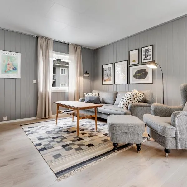 Mosjøen Apartments Sentrum、モーシェーンのホテル