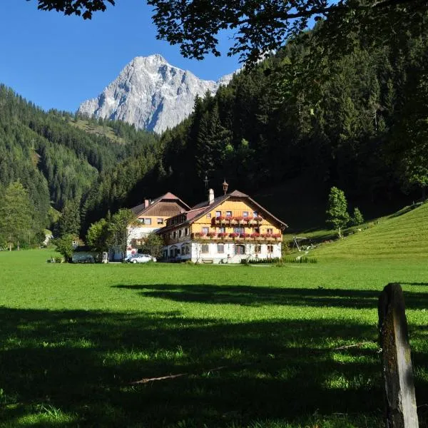 Pension Glöshof, hotel u gradu Ramzau am Dahštajn