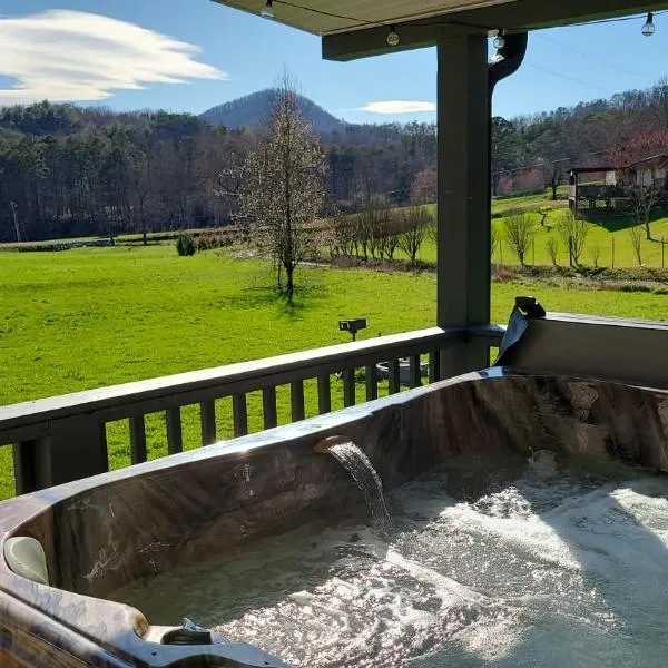 Cozy Cottage with Full View of the Mountains!、ブルーリッジのホテル