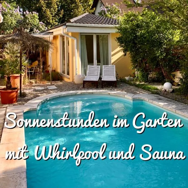 Apartment TinyHouse mit Pool, Outdoor Whirlpool und Garten, hotel di Petershagen