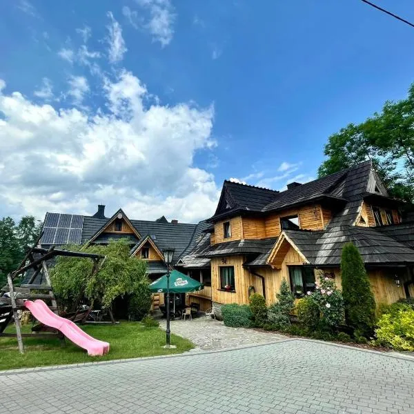 Pokoje Goscinne u Naglaka Willa Zab, hotel sa Ząb