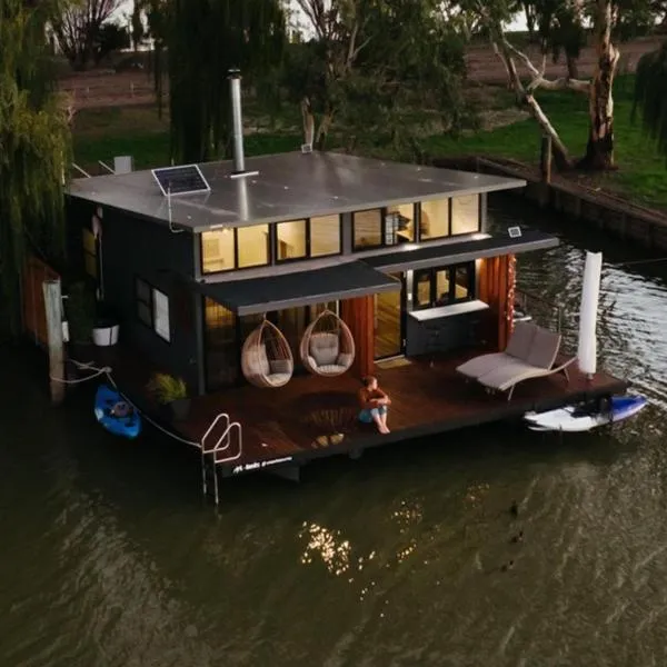 Ark-imedes - Unique float home on the Murray River, hotel Murray Bridge-ben