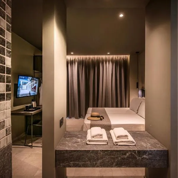 Petousis Hotel & Suites、アムーダラ・イラクリオンのホテル