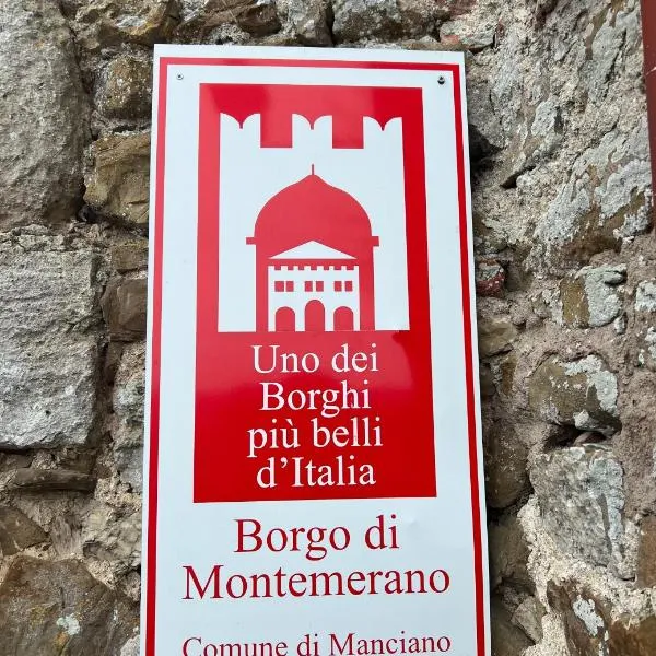 Casa Pruno Rosso, hotel in Montemerano