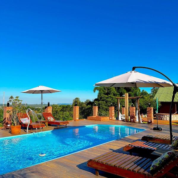 Águas Chalés Temporada - Chalés e Lofts Confortáveis - Piscina - Próximo ao Thermas
