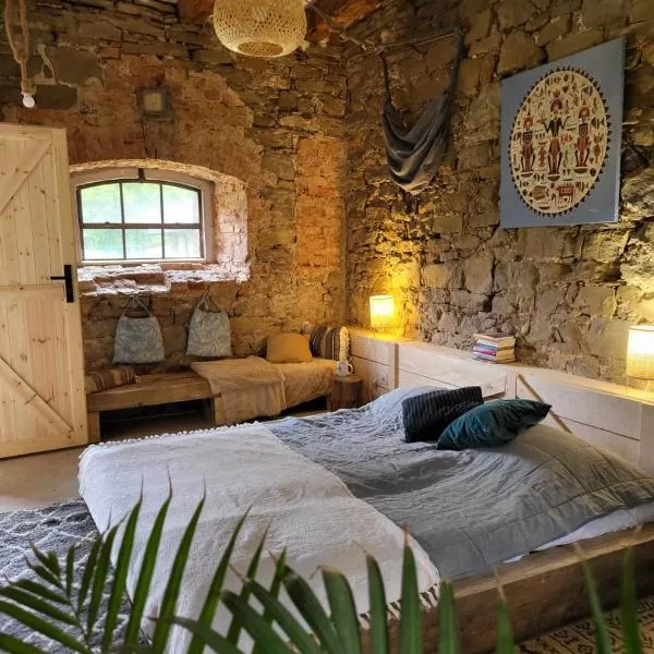 Vegan House - kamienny pokój, hotel in Międzylesie