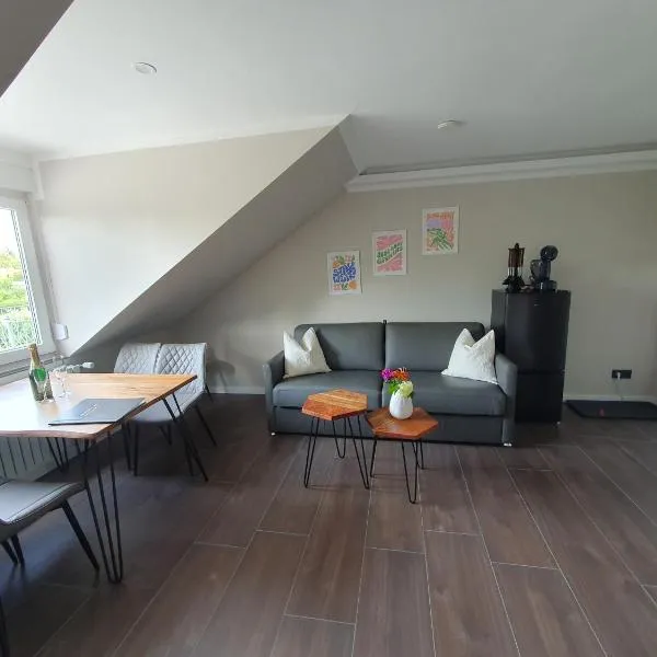 Neumühler Hof - moderne Ferienwohnung "Janica" mit entspannte Lage, kurze Fahrt zur Stadt mit kostenfreien Wlan und Netflix, hotel in Schwerin