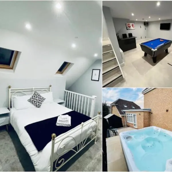The Bear Loft Plus - Includes Hot Tub & Games Room, hotel v destinaci Chilcompton