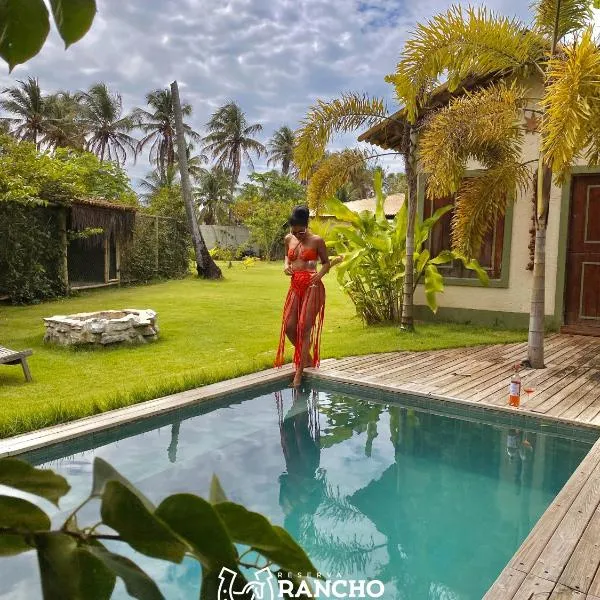 Pousada Rancho Luar, hotel en Porto de Pedras