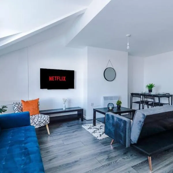 Beautiful apartment tres - free public parking, hotel v destinaci Litherland