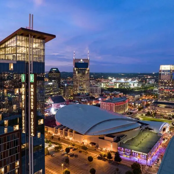 Embassy Suites by Hilton Nashville Downtown、ナッシュビルのホテル