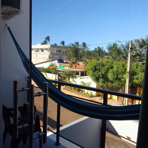 Apartamento Lua 3 - Quarto e Sala com Varanda e cozinha americana na praia do preá-Ce - Foto 5