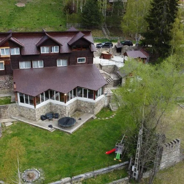 Cabana Floare de stâncă Retezat cu Ciubar in pădure, hotel in Hunedoara
